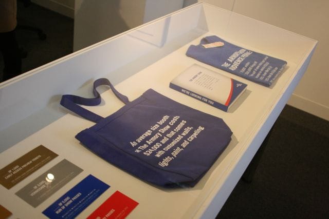 Liz Magic Laser's promotional materials for Armory 2013 at Various Small Fires