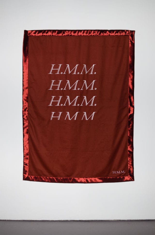 A blanket from "If I Die Young" — "H.M.M." (2013) (All photos courtesy 319 Scholes)