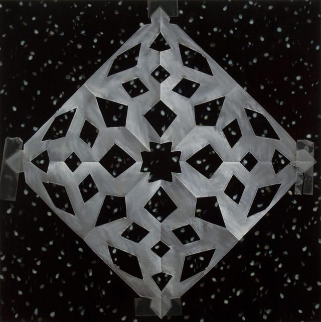Catherine Murphy, "Snowflakes" (2011), oil on canvas, 52 x 52 inches