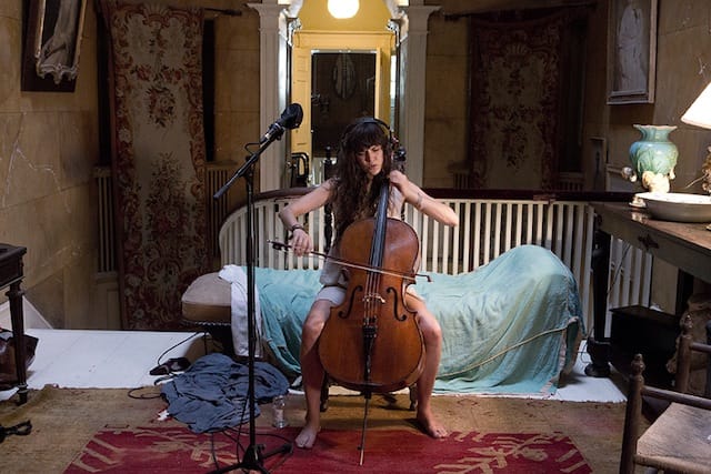 Ragnar Kjartansson, film still, "The Visitors" (2012), nine-channel HD video projection (all images courtesy the artist and Luhring Augustine, New York)