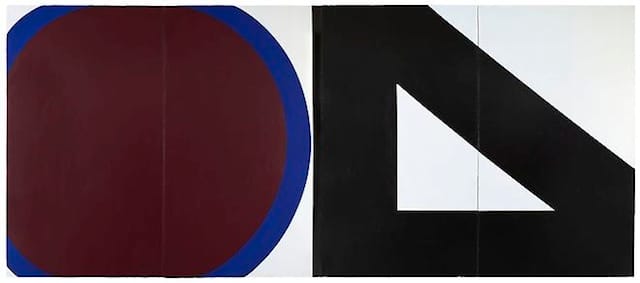 Al Held, "Circle and Triangle" (1964)