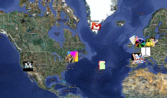 Cloaque map of collaborating artists (via Digital Media Tree)