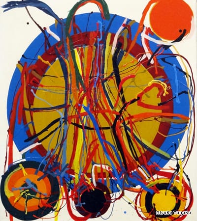 Atsuko Tanaka, "Work" (1965) (Image courtesy Art-U room)