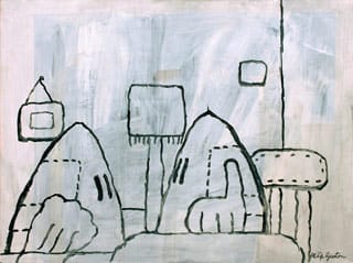 Philip Guston, "Plotters" (1969), oil on panel, 30 x 40 inches