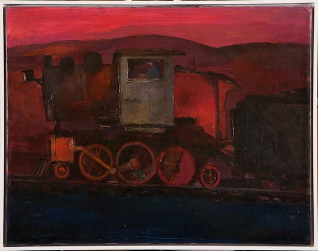 Franz Kline, "Chief" (Train), (1942), oil on canvas © 2013 The Franz Kline Estate /Artists Rights Society (ARS), New York