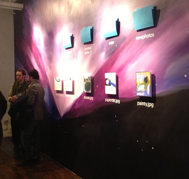 Alexandra Gorczynski's desktop wall at Transfer