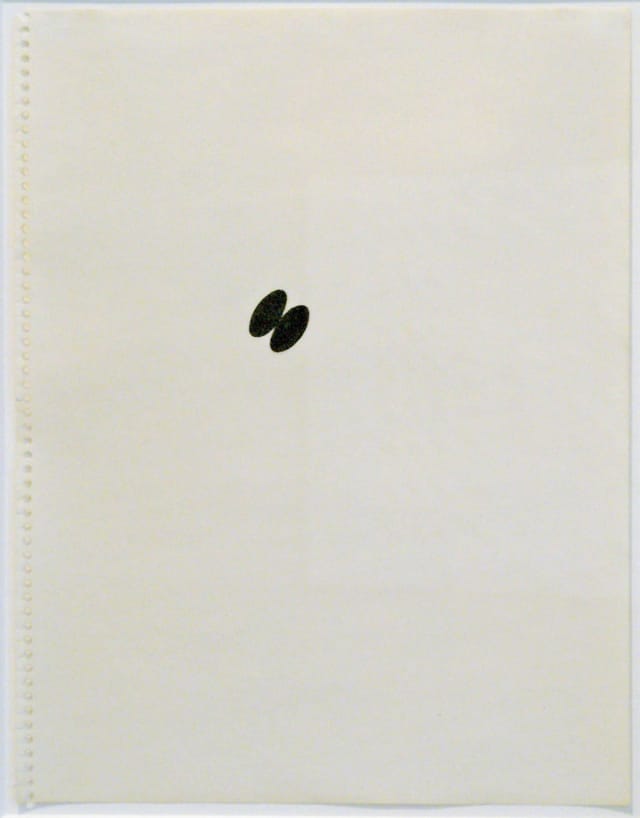 Richard Tuttle, This drawing may be...1971, Ink on paper, 14 1/8 x 11 in. (35.9 x 27.9 cm), Courtesy Vivian Horan Fine Art, New York, Booth 208.