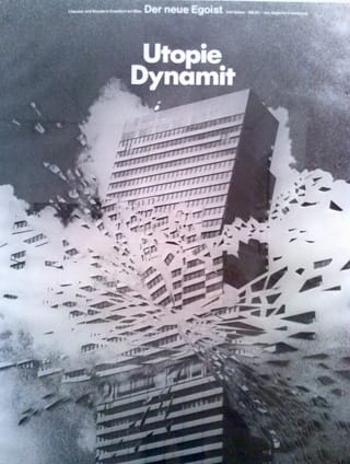 Gunter Rambow, “Utopie Dynamit" (1976) (click to enlarge)