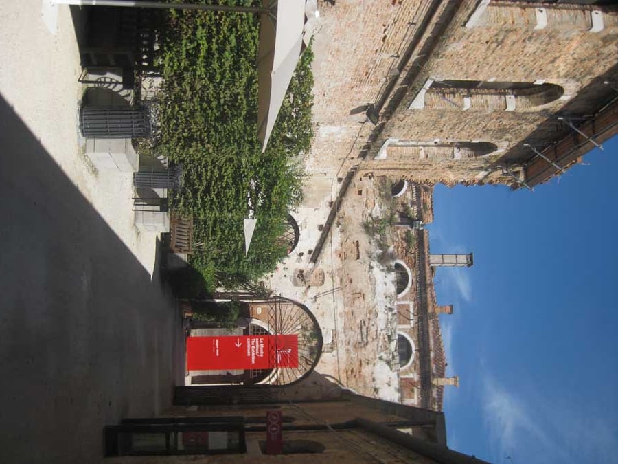 The Arsenale area of the Venice Biennale