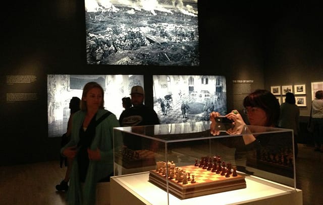 Installation view of "Stanley Kubrick" at LACMA (All photos by author)