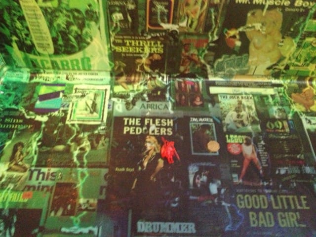 Inside the trunk of one of the "Psychotropic Objects" (2013) (photo by author)