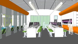 A rendering for San Antonio's bookless library (click to enlarge) (image via TK)