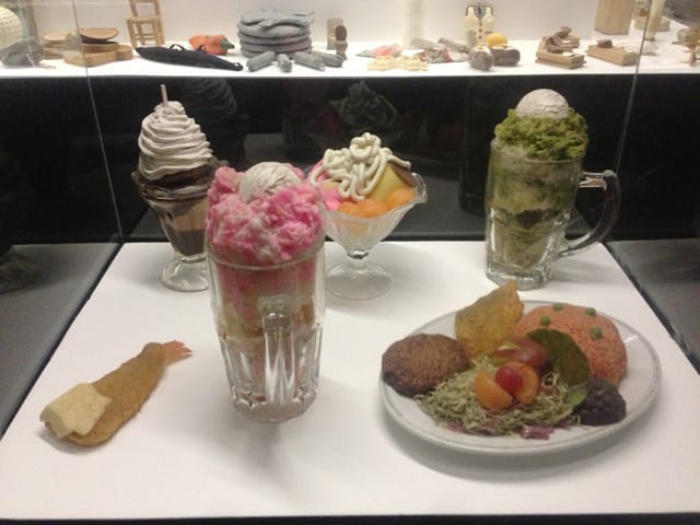 Various desserts in Oldenburg's "Mouse Museum"