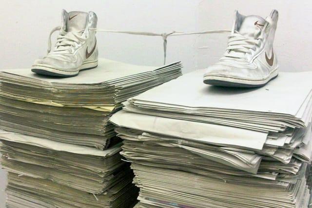 Work by Daniela Di Donato, on view at the Columbia University MFA thesis exhibition (image via columbia.edu)