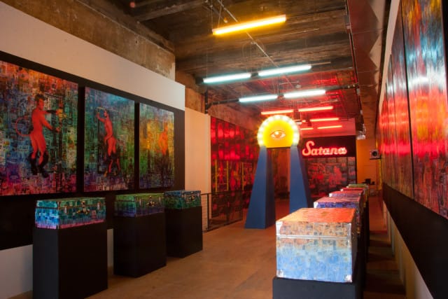 Installation View of Scott Ewalt's Back In The Night at Participant Inc. (Photo by Mr. Means; Courtesy of Participant Inc.)