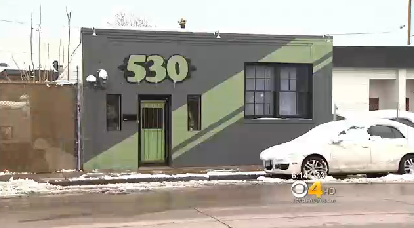 Gallery 530 in Denver (Screen capture from CBS)