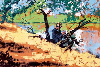 Rolf Harris, "Banjo Patterson Writes Waltzing Matilda" (image via rolfharris.com)