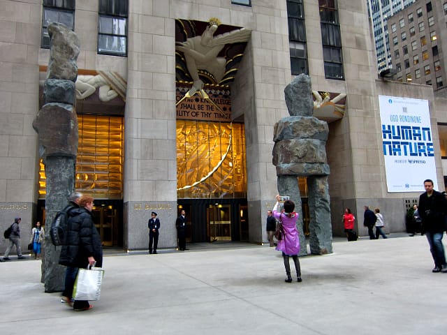 Ugo Rondinone's "Human Nature" at Rockefeller Center