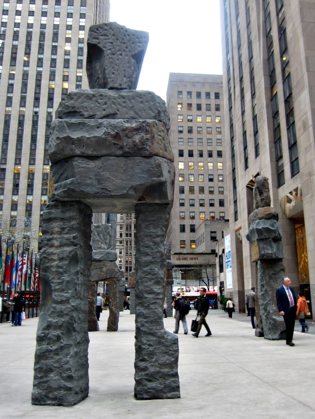Ugo Rondinone's "Human Nature" at Rockefeller Center