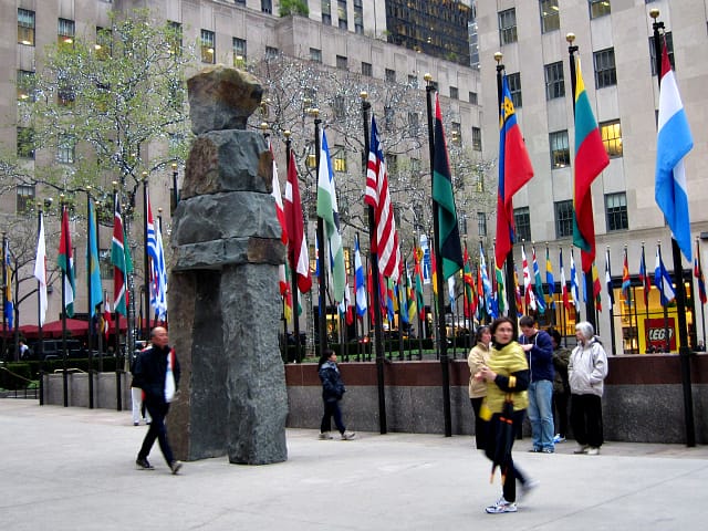 Ugo Rondinone's "Human Nature" at Rockefeller Center