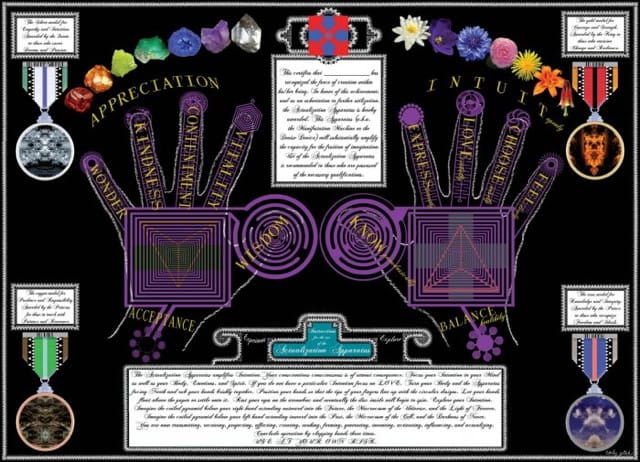 A drawing related to Carly Ptak's "Idea Machine" (image courtesy Carly Ptak, via artonair.org) 