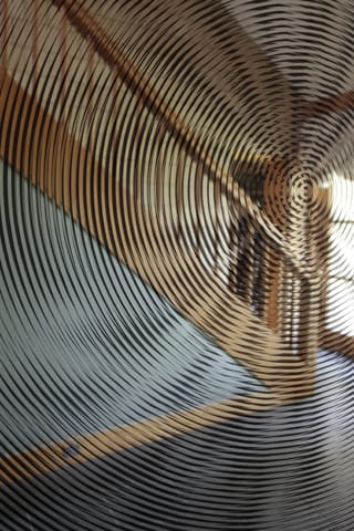 Olafur Eliasson, "Walk Through Wall Glass, Mirror, Wood" (1989)