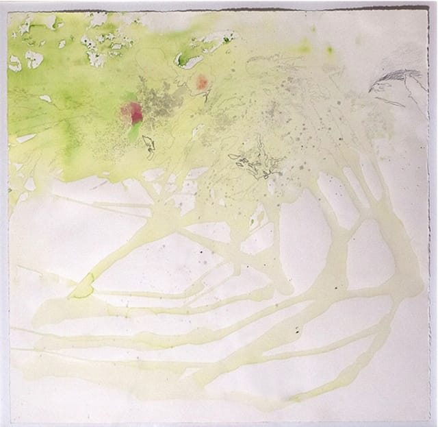 Tiago Estrada, "Newbies #3" (2013). Watercolor, graphite and colored pencil gouache on paper, 31 x 32 inches. (All images via roostergallery.com)