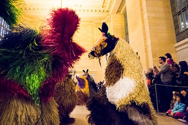 Nick Cave's "HEARD•NY" at Grand Central terminal
