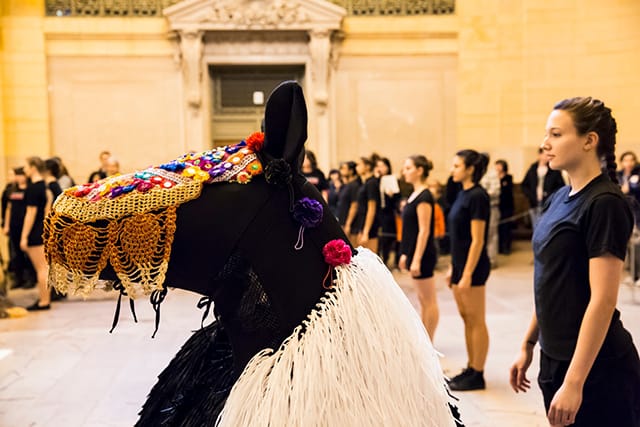 Nick Cave's "HEARD•NY" at Grand Central terminal (Photo by Travis Magee, courtesy Creative Time)