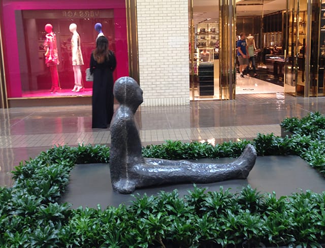 "Three Places" (1984) by Antony Gormley (All photos by author)