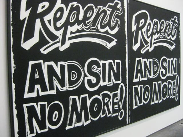 Andy Warhol, Repent and Sin No More (1985-6)