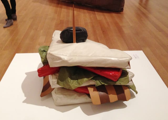 "Giant BLT (Bacon, Lettuce and Tomato Sandwich)" (1963) in the collection of the Whitney Museum