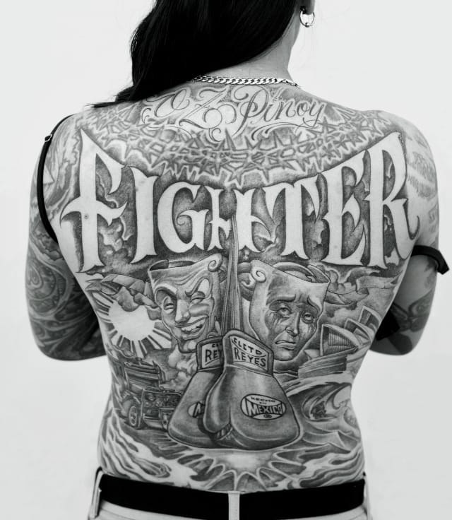 Back piece by Mister Cartoon