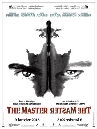 "The Master" Rorschach-inspired poster (image via empireonline.com)