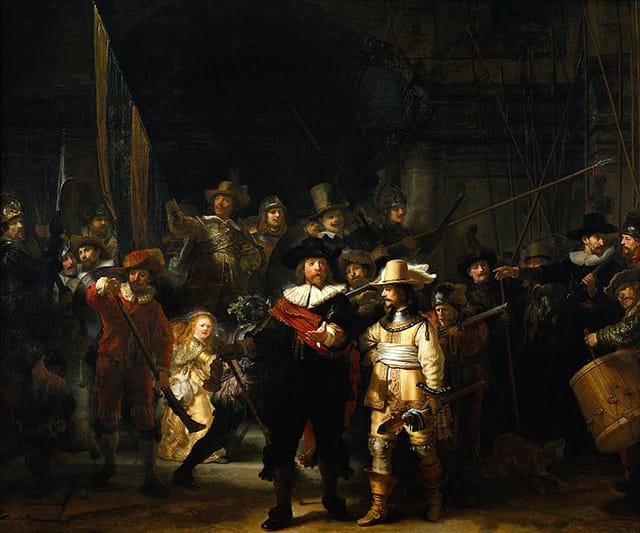 "The Night Watch" by Rembrandt (1642) (Image via wikipedia.org)