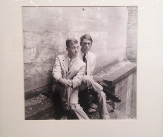 Wilbur Pippen, Untitled (Peter Harvey and Paul Thek in NYC), 1956, Digital enlargement, collection of Peter Harvey (Photo by author)