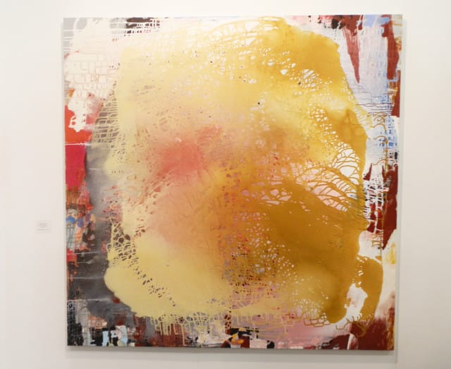 Jackie Saccoccio, "Portrait (Light)" (2013), oil and mica on linen