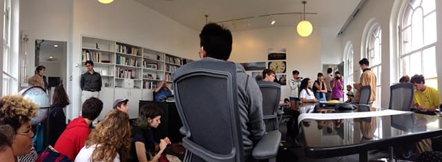 Students occupy offices of Cooper president Jamshed Bharucha (image via Facebook)