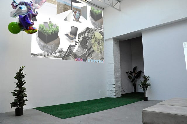 A view of the original "Walking Into the Dashboard" exhibition at 319 Scholes in March 2013. (photo via flickr.com/hragvartanian)