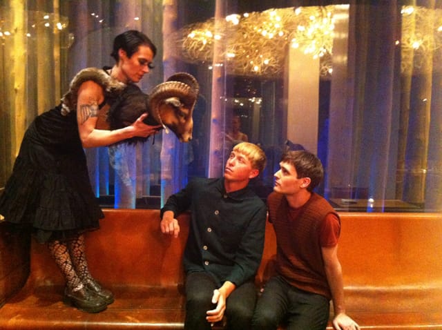 Ryder & Hazel and The Drums (courtesy TSqArts)