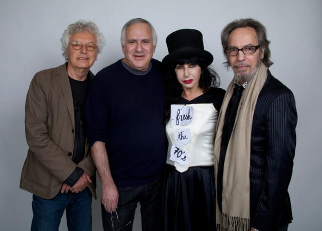 The artists of "Fresh Faces From The 1970s": (from left to right) Anton Perich, Marc H. Miller, Colette Lumiere and Neke Carson (Photo: Curt Hoppe)