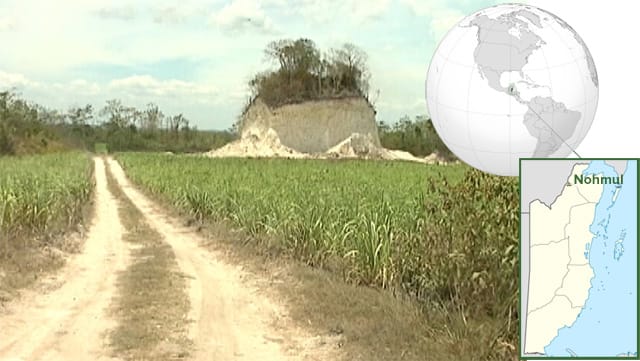 An image of the damaged site via , and some maps illustrating the location of the site (via Wikipedia)