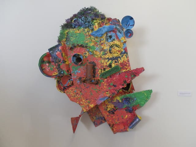 Nari Kim, "Untitled (Call Me Jackson Washed Black Brown Nose Morgan Mask M21.d) from Art In America Jan, 2013 p. 100-101