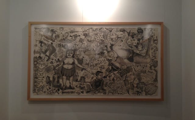 Ray Smith Studio's collaborative "Table Drawing" (click to enlarge)