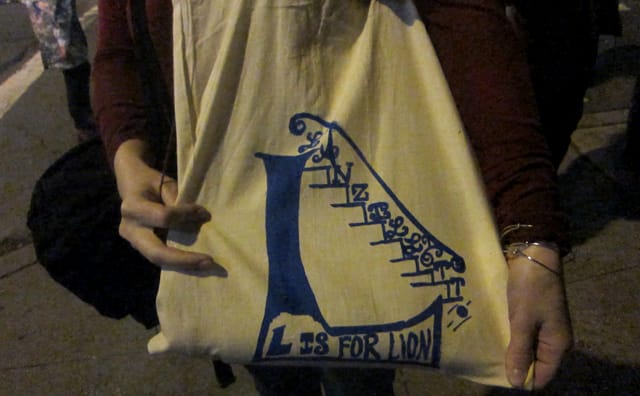 Handmade tote bag for the occasion