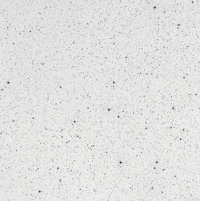 NGS-POSS1 Plate E-161 showing NGC-5792, a spiral galaxy, observed 27 Apr 1957, 00h44 - 01h40