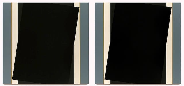 Don Voisine, "Till" (2013), Oil on wood panel, Diptych, 44 x 46 inches each panel 