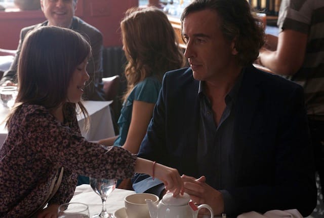 Onata Aprile and Steve Coogan in "What Maisie Knew"