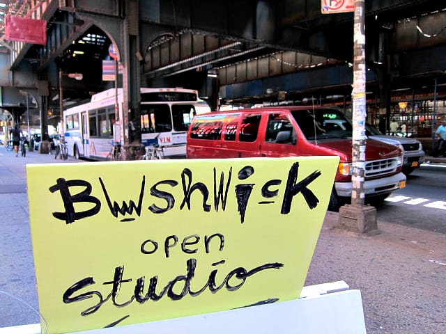 Bushwick Open Studios (all photographs by the author for Hyperallergic)