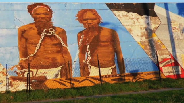 Aboriginee Advancement League from Children of the Iron Snake (2012) (Screen capture by author)